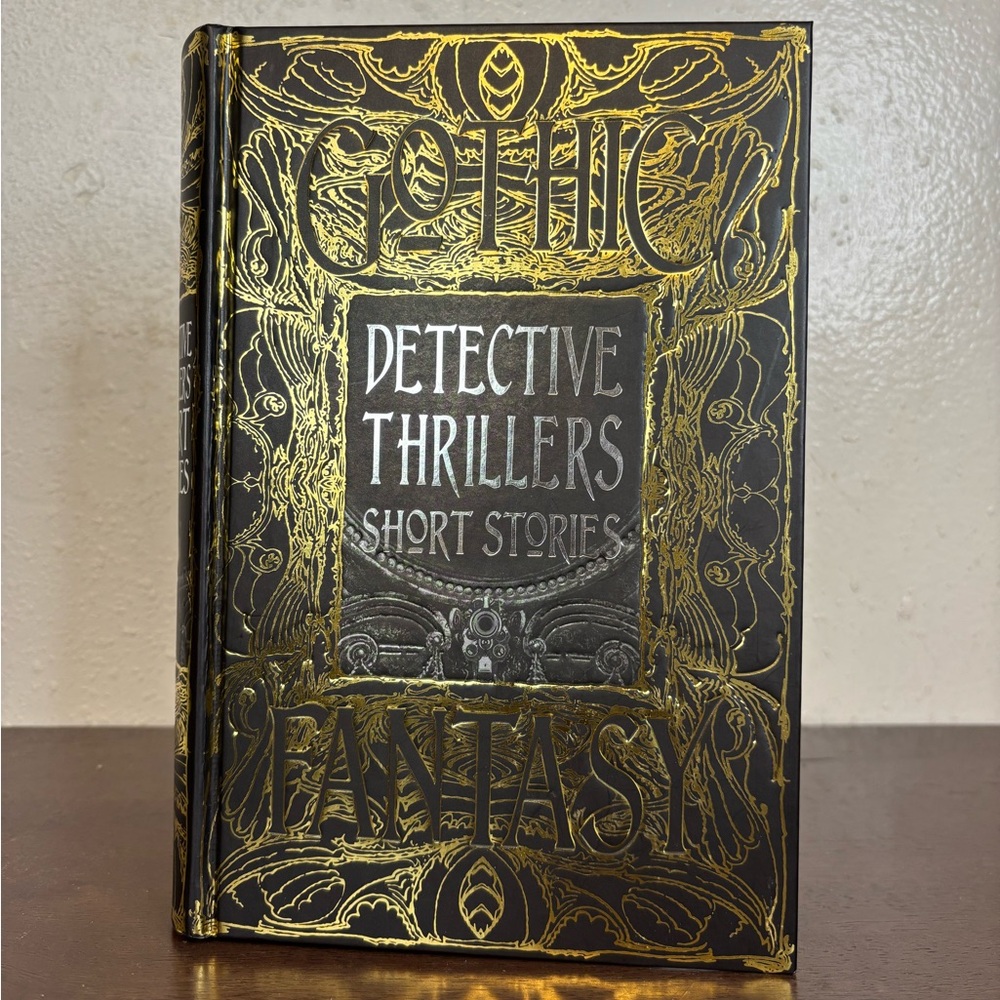 Gothic Fantasy Detective Thrillers Short Stories Book - Black and Gold